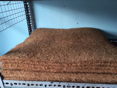 Coconut fiber mats
