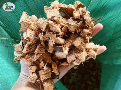 coconut husk chips